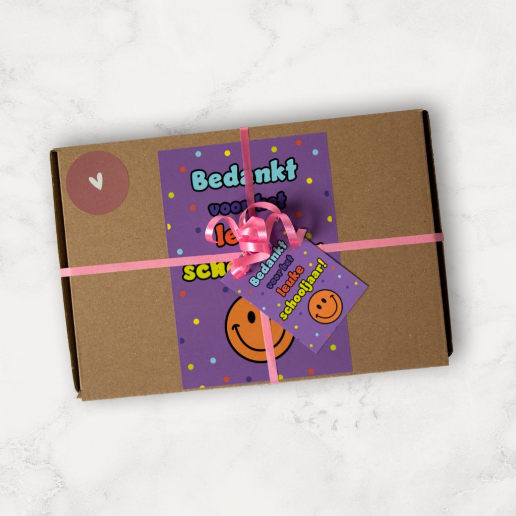Bedankt voor het leuke Schooljaar! Zaadbommen pakket